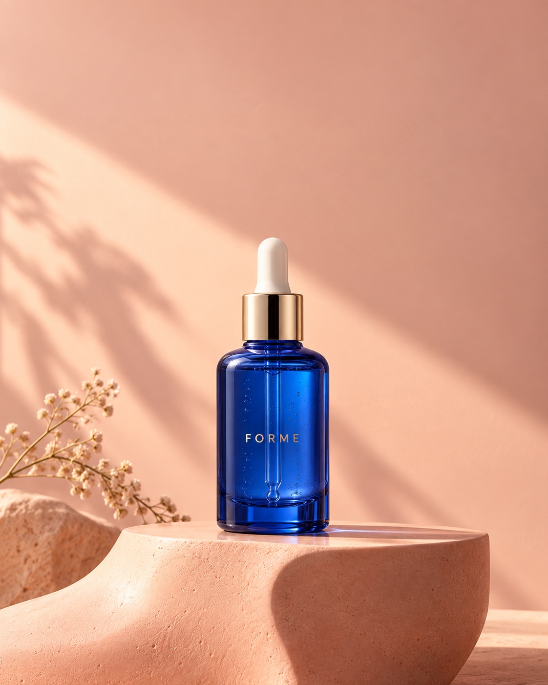 Forme skincare product concept